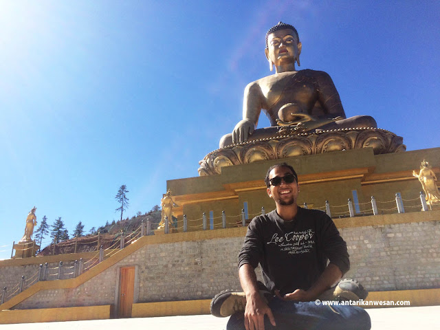 This picture was taken at Buddha Point in Bhutan during my maiden foreign trip in November 2016. Prepare yourself for your first trip abroad. Plan an itinerary but be flexible.