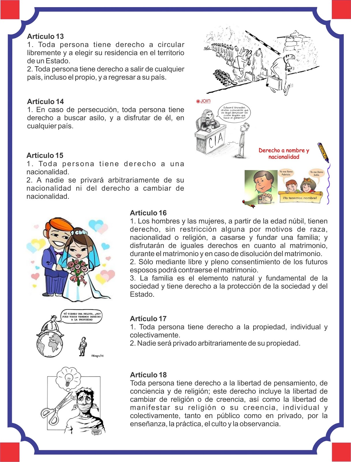 FORMACIÓN CÍVICA Y ÉTICA CARTA UNIVERSAL DE LOS DERECHOS HUMANOS