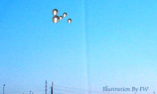MY UFO EXPERIENCE - Scottsdale, Arizona - Spheres Immediately Started Moving and Literally Disappeared Right Before My Eyes