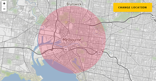 Maps Mania The Melbourne 5km Travel Map