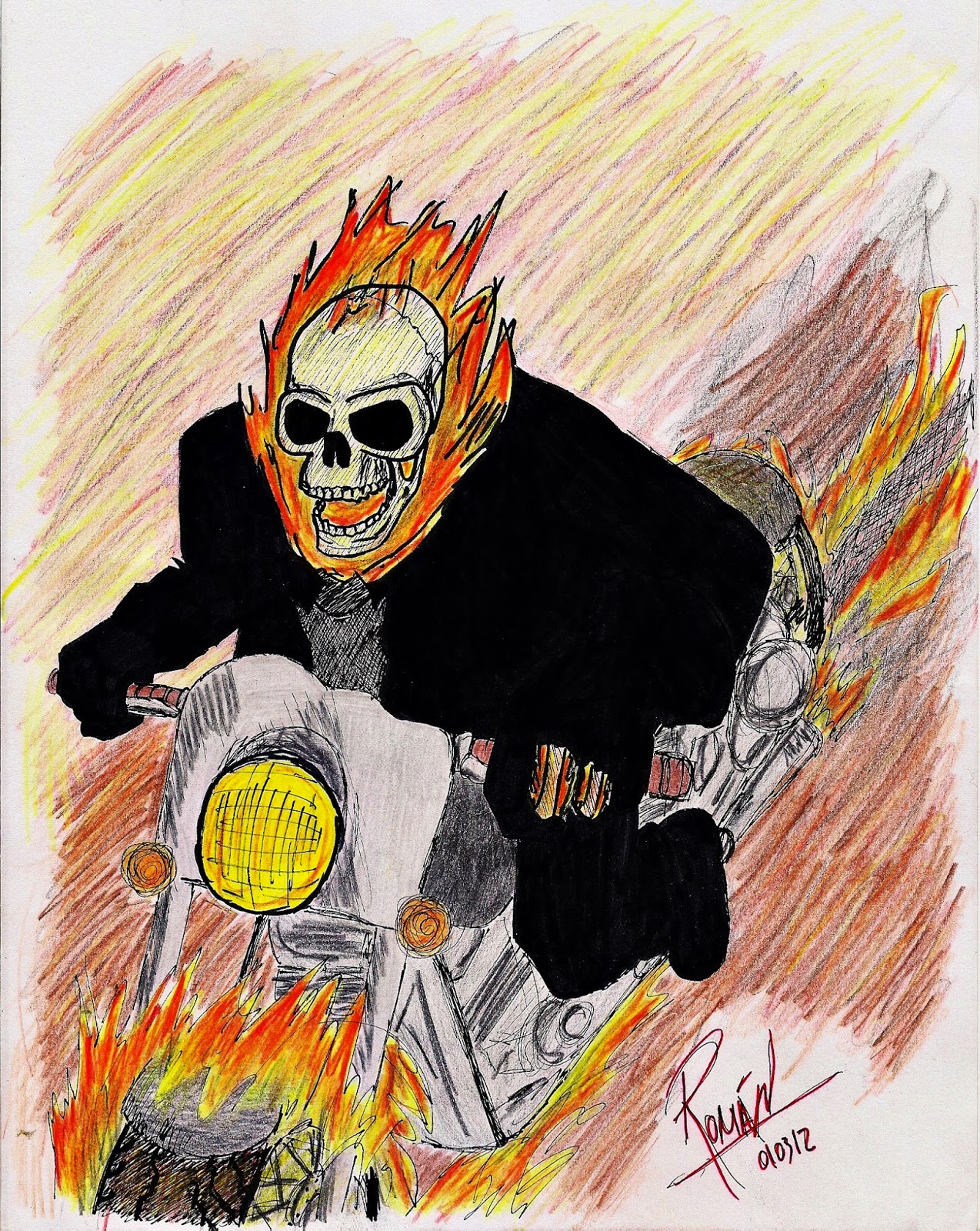 Mr. Pencilmaniac: Ghost Rider