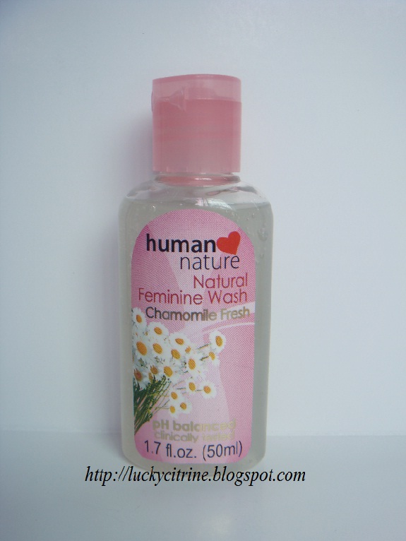 Lucky Citrine Human Nature Natural Feminine Wash