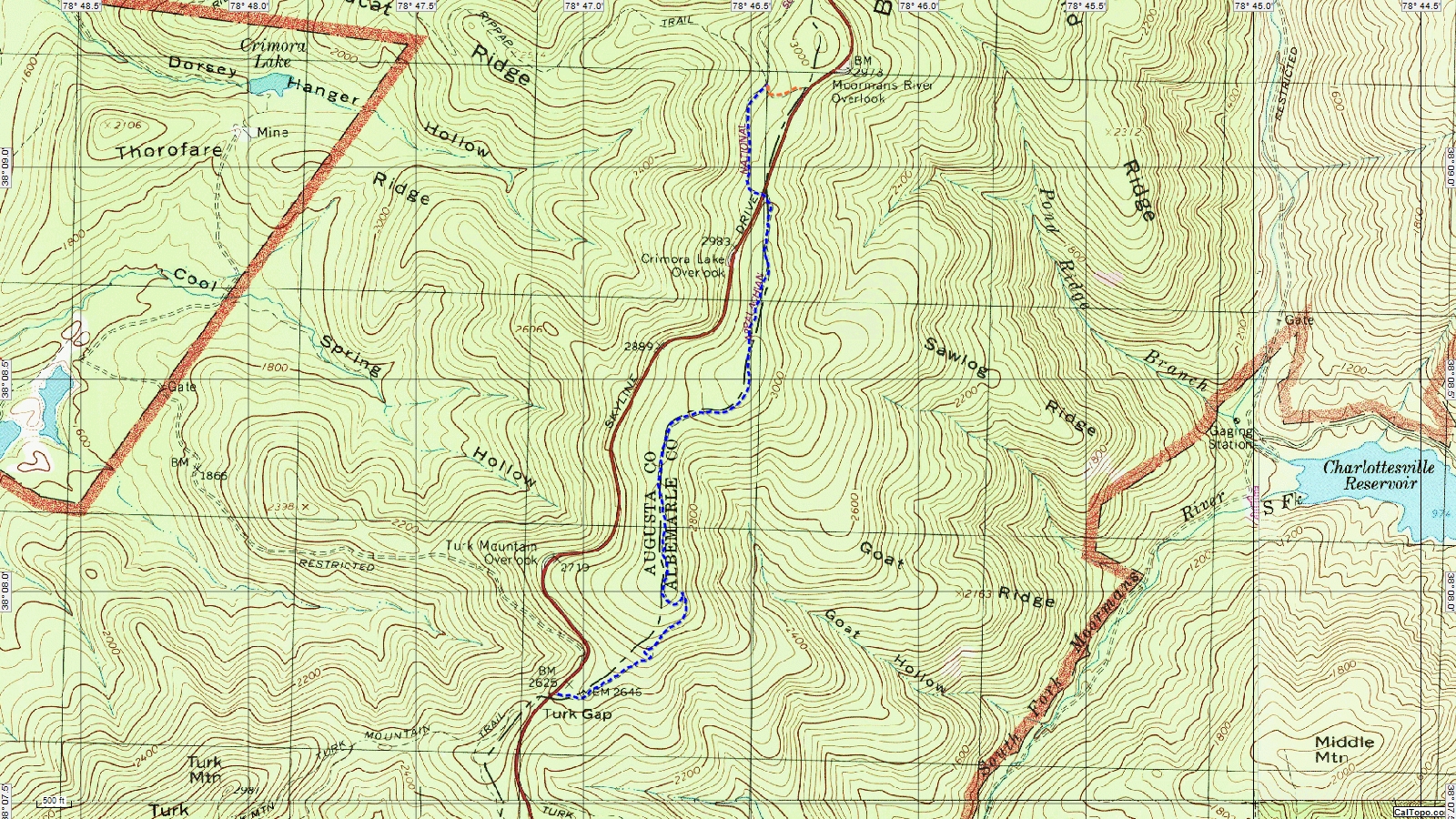 American Travel Journal: Turk Gap to Wildcat Ridge ...