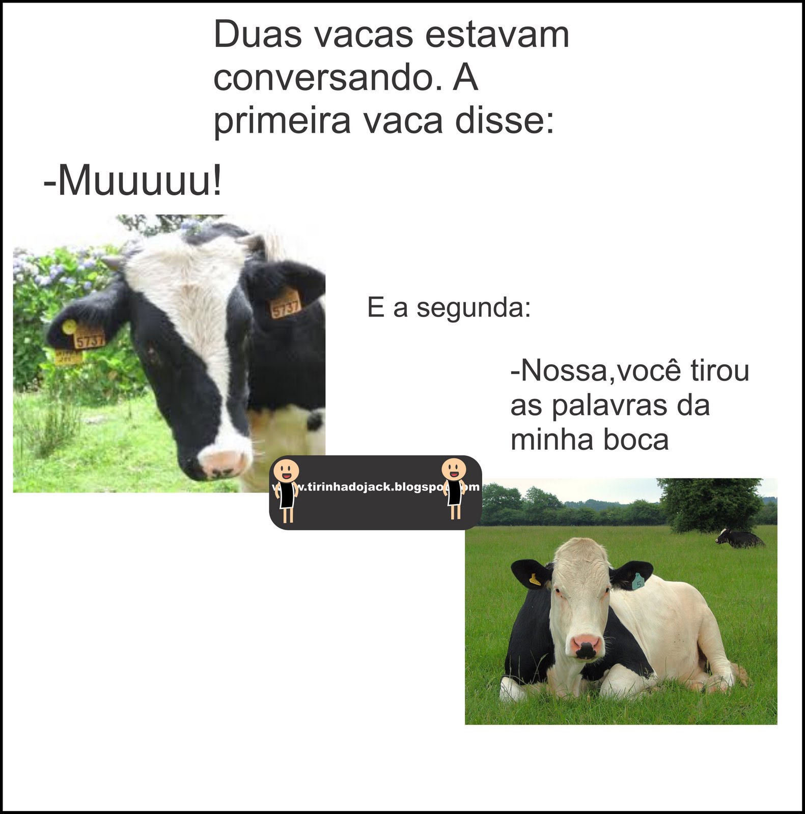 Tirinhas Do Jack Piada de vacas