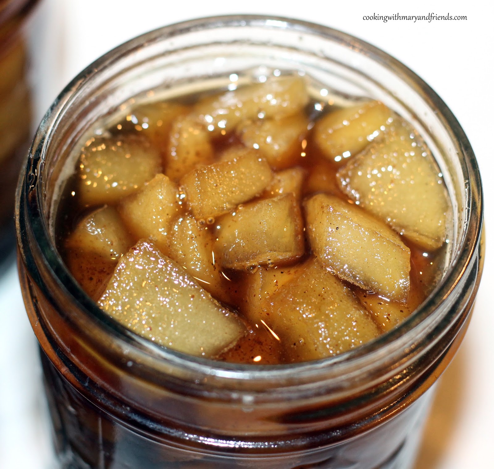 Cooking With Mary and Friends Apples 'n Spiced Rum Sauce