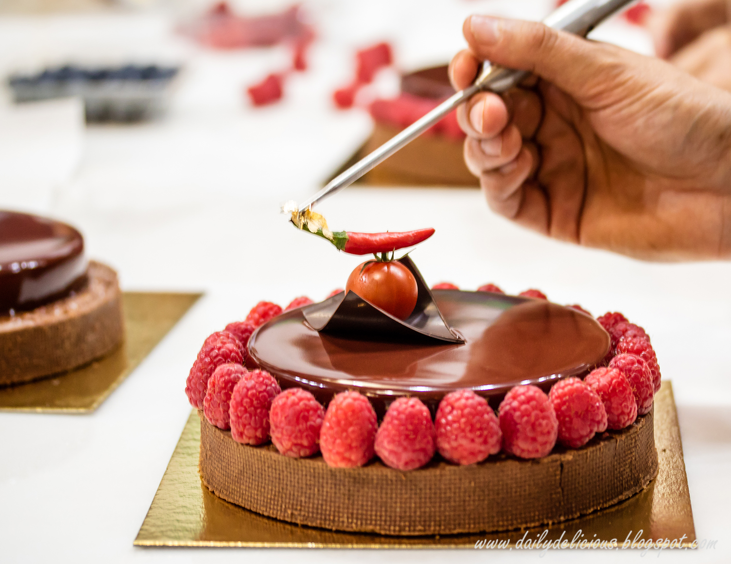 dailydelicious Contemporary pastry class by Chef Hans Ovando at Pastry