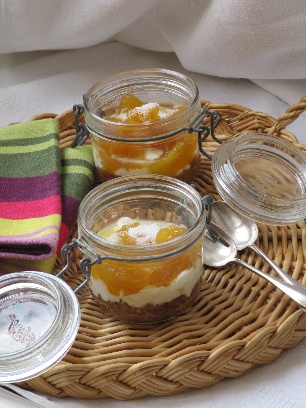 La cuisine d'ici et d'ISCA Ananas confit, yaourt & spéculos