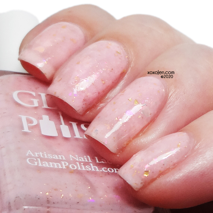xoxoJen's swatch of Glam Polish I like The Pink, It’s Like Candy
