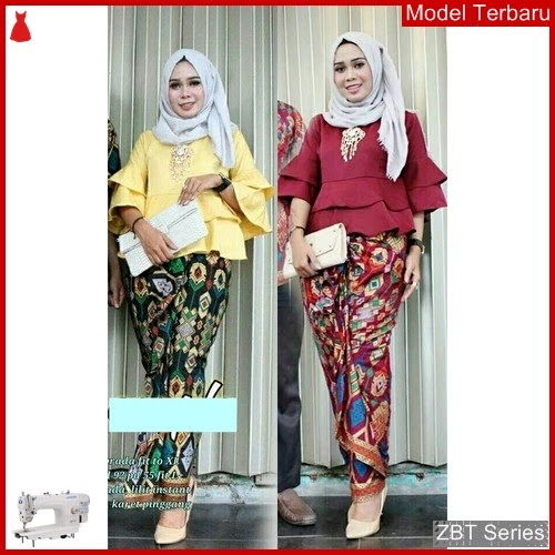 ZBT08409 Kebaya Dress Batik Wanita Lonceng Merak BMGShop