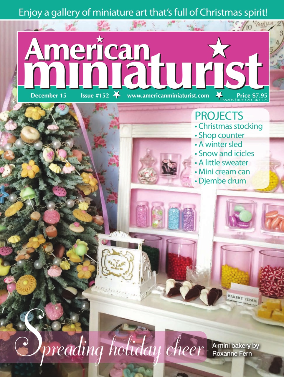 American Miniaturist Magazine December 2015 Issue #152