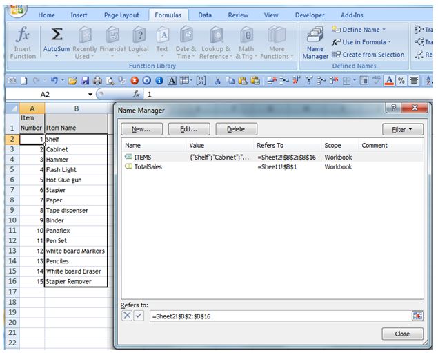 Excel Professor: Cell References – Rename a Cell or Range