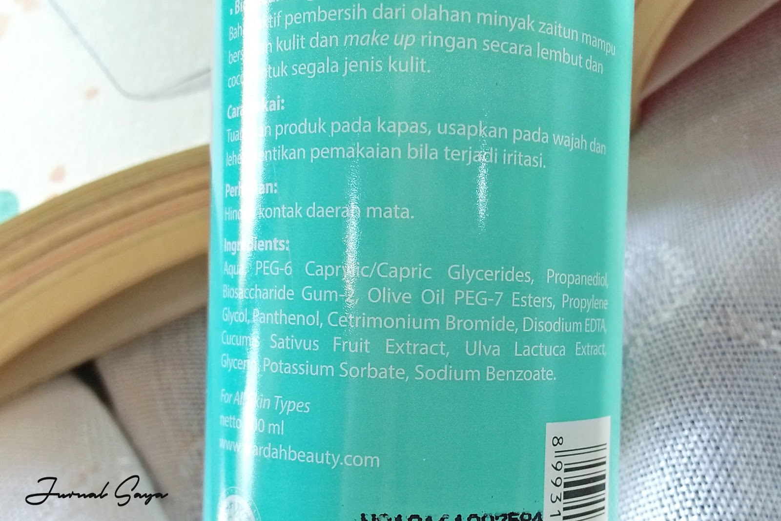 Review Wardah Seaweed Cleansing Micellar Water Jurnal Saya