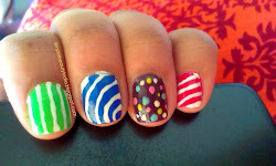 candy crush nail saga notd inspired