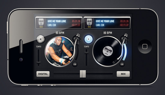 Carl Cox DJ mixer iPhone app