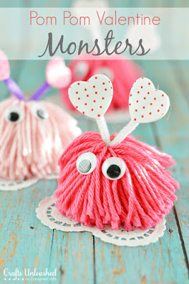 http://blog.consumercrafts.com/kids-stuff/valentine-craft-monsters/