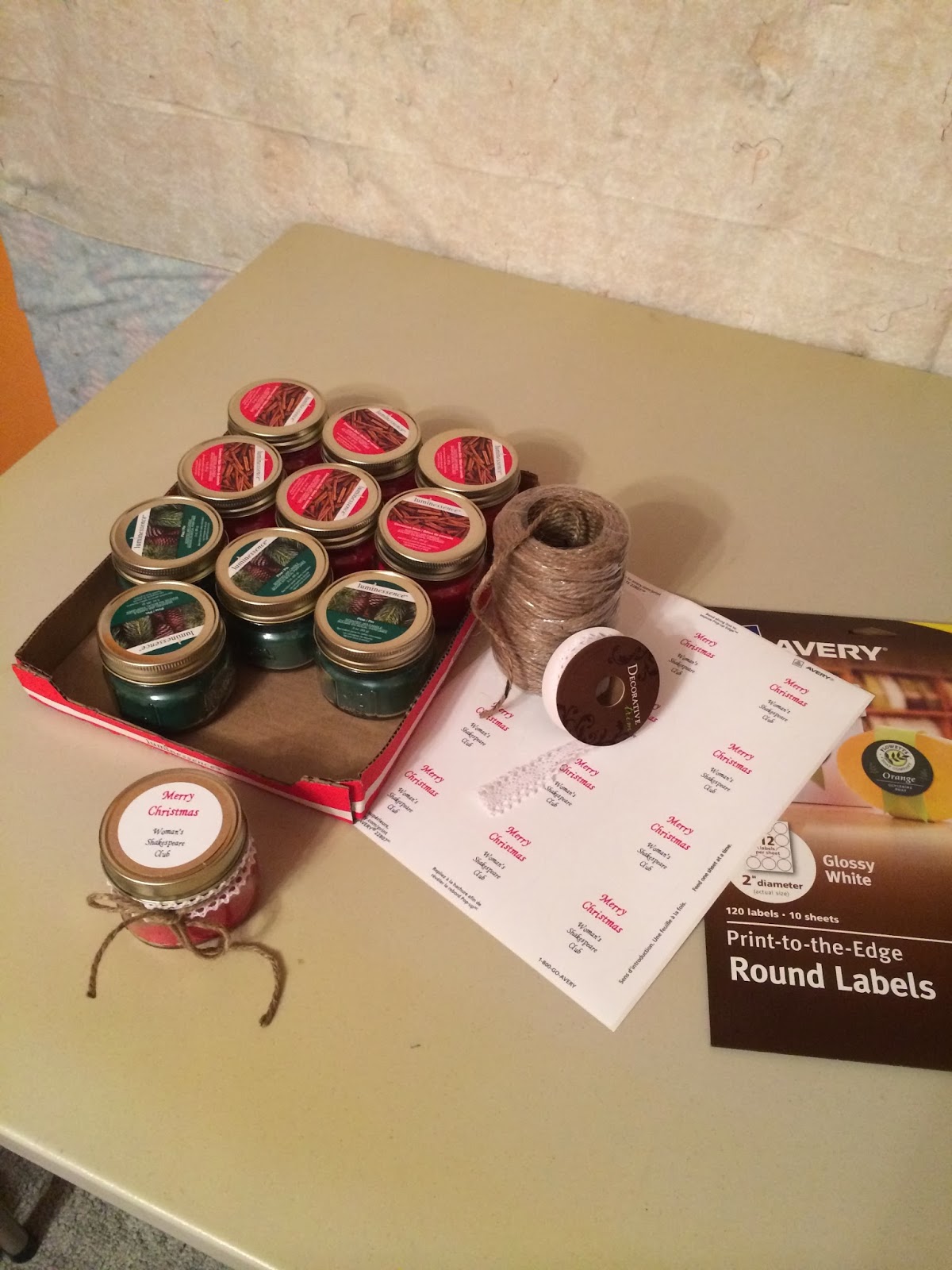 So Wonderfully Complex: Christmas Luncheon Favors