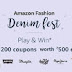 [MEGA OFFER] Amazon : Buy a Denim and get back Rs.500 as Amazon Pay Balance ! Hur