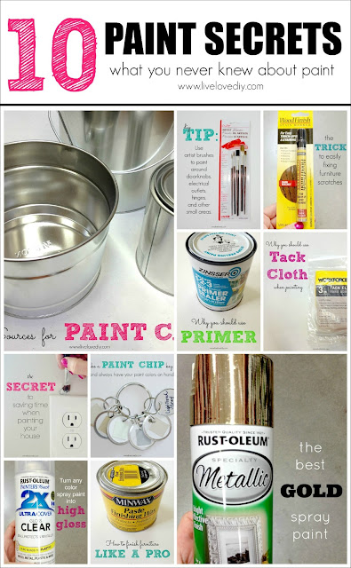 10 Paint Secrets: what you never knew about paint. Good to know! Check this out!
