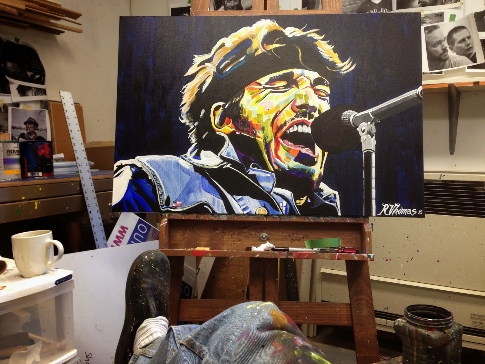 Painting Speed and Roy