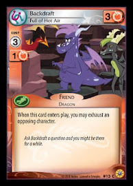 My Little Pony Backdraft, Full of Hot Air Friends Forever CCG Card