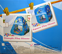 Play House Junior CBH-02 Ocean Play House Square + 100 Bola