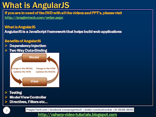 Sql server, .net and c# video tutorial: What is AngularJS
