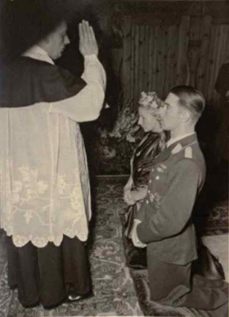 Wedding ceremony of Werner Mölders and Luise Baldauf, 13 September 1941 worldwartwo.filminspector.com