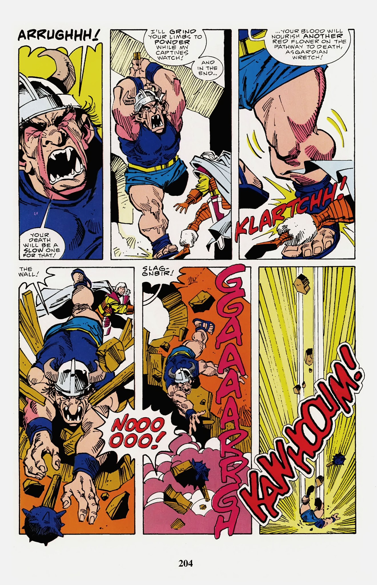 Read online Thor Visionaries: Walter Simonson comic -  Issue # TPB 3 - 206
