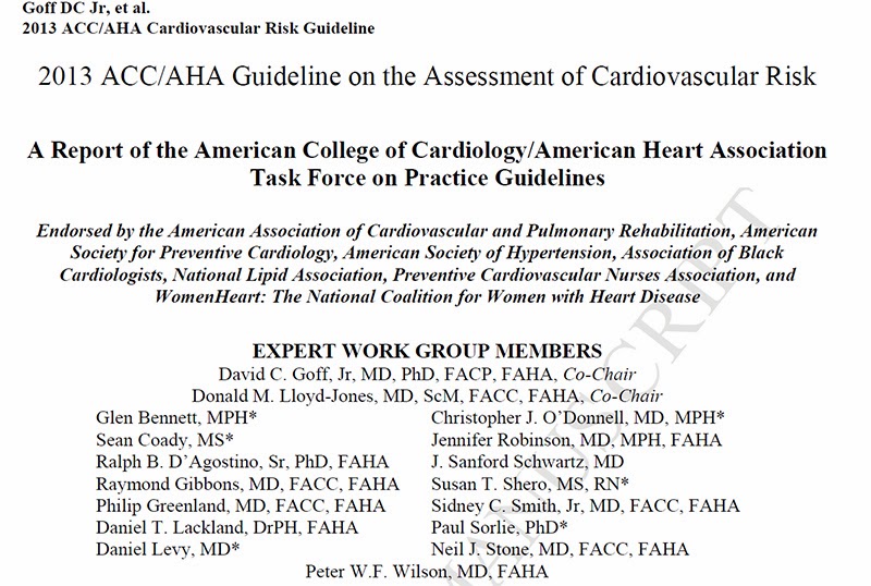 RedgedapS: La Guía de Práctica Clínica del ACC/AHA para el cálculo del ...