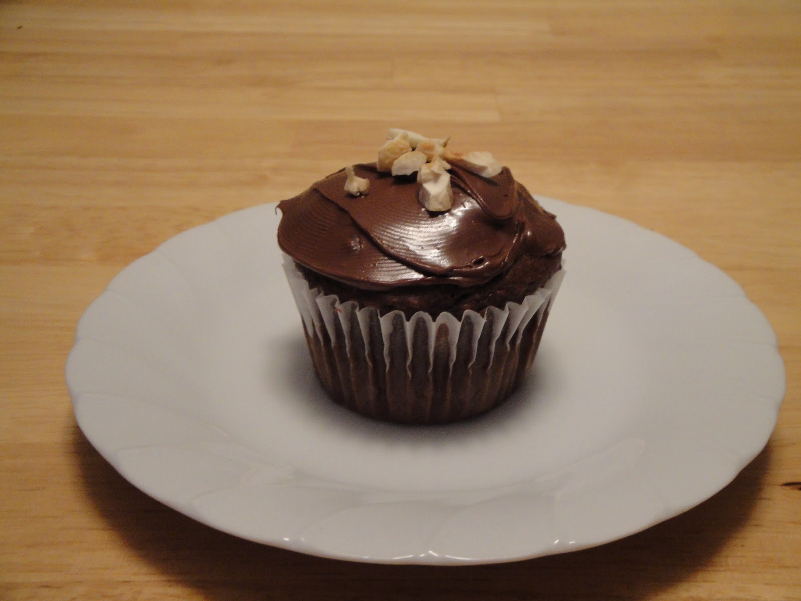 Christine's Pantry Chocolate Peanut Butter Cupcakes With Nutella Frosting