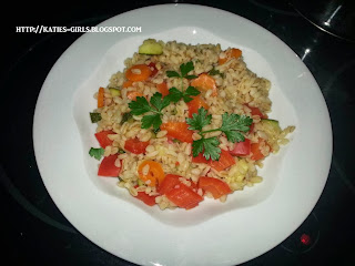 Katie's Beauty Blog: Gemüse-Ebly-Risotto mit Harissa