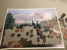 OPTIMAGO Wood Jigsaw Puzzle Decorative Fowl Round a Lake wDucks /& Ducklings