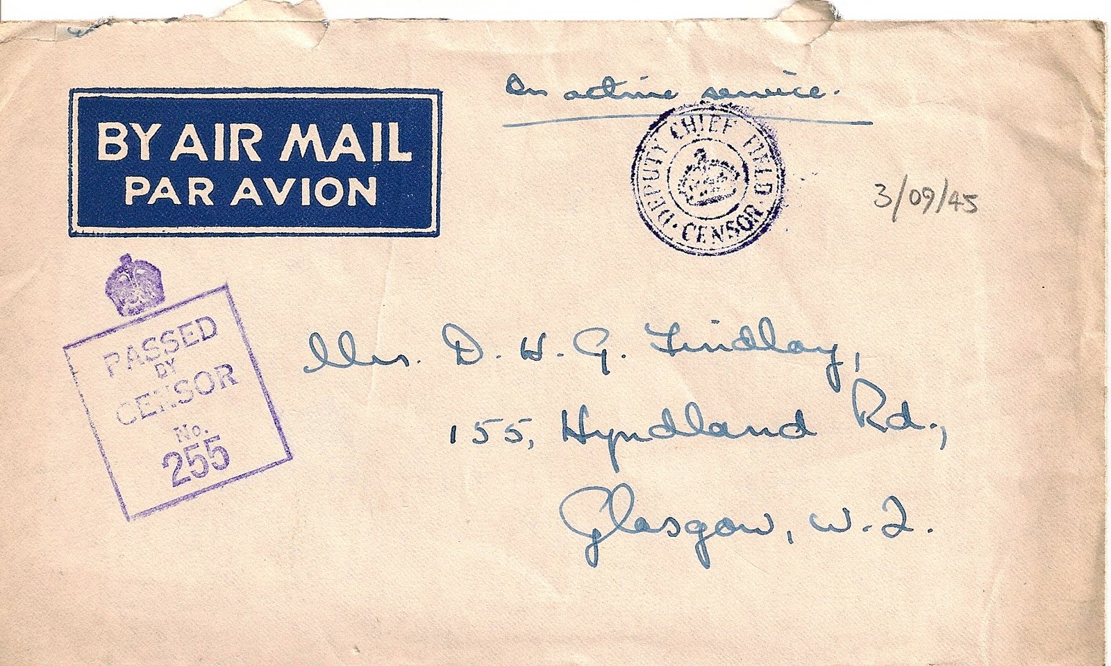 Letters from the past Letters from the past