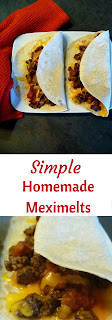 Simple Homemade Meximelts - a quick copykat recipe of a drive through favorite.  Perfect for Taco Tuesday! Slice of Southern