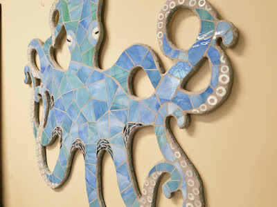 octopus art blue octopus