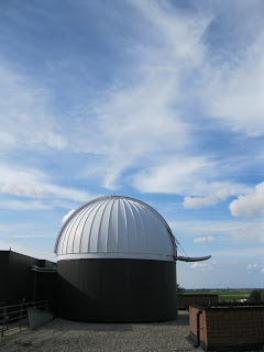BGSU Observatory on the roof of the Life Science building 