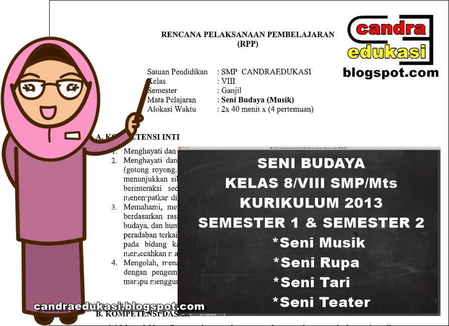 Rpp Seni Budaya Smp Kelas 8 Kurikulum 2013 Revisi 2018 Daftar Harga Tetasan Telur