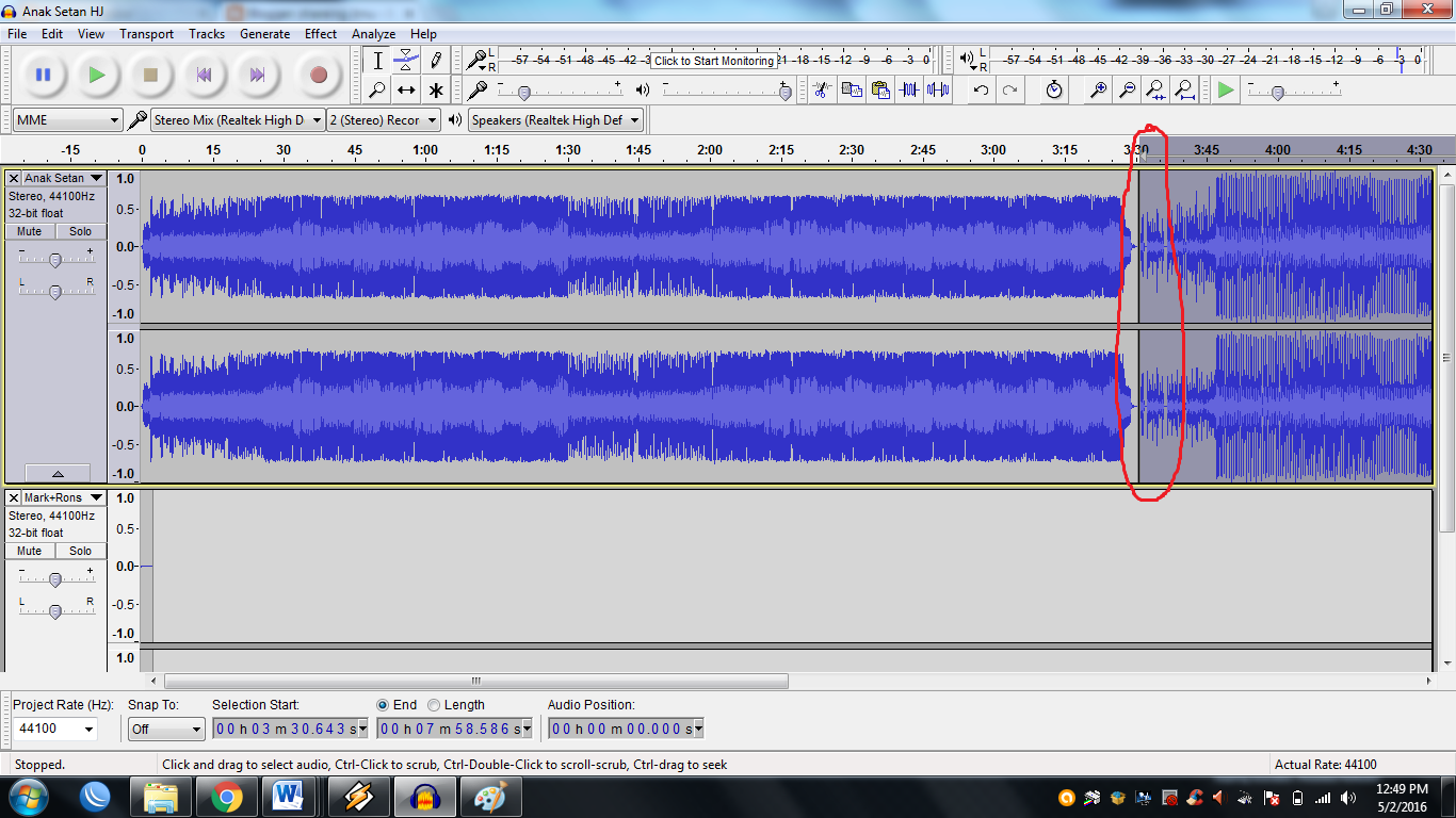 Cara Memotong Lagu Menggunakan Software Audacity Cara Memotong Lagu Menggunakan Software Audacity