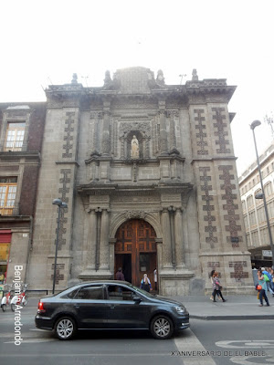 Lo que queda del templo del Ex convento de San Bernardo en la Ciudad de México. Noticias en tiempo real