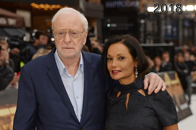Michael Caine & wife 2018
