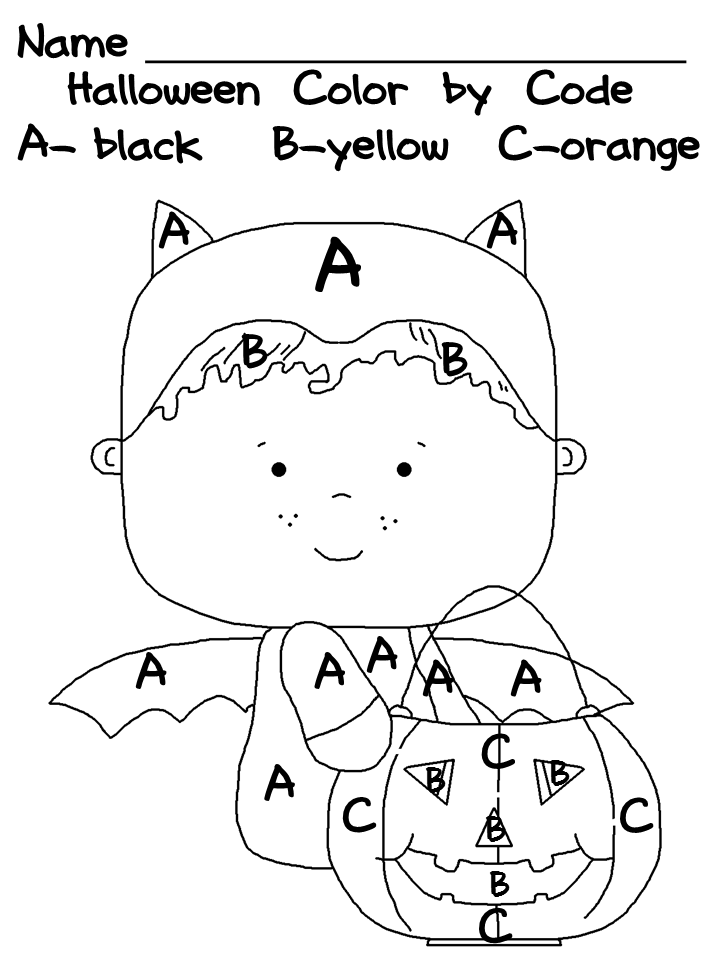 halloween activities coloring pages - photo #25
