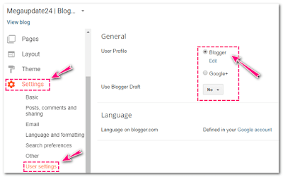 Change Your Profile On Blogger, Google+ to Blogger