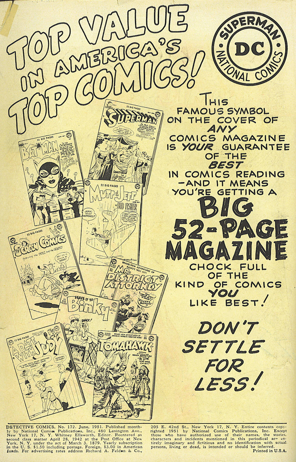 Read online Detective Comics (1937) comic -  Issue #172 - 2