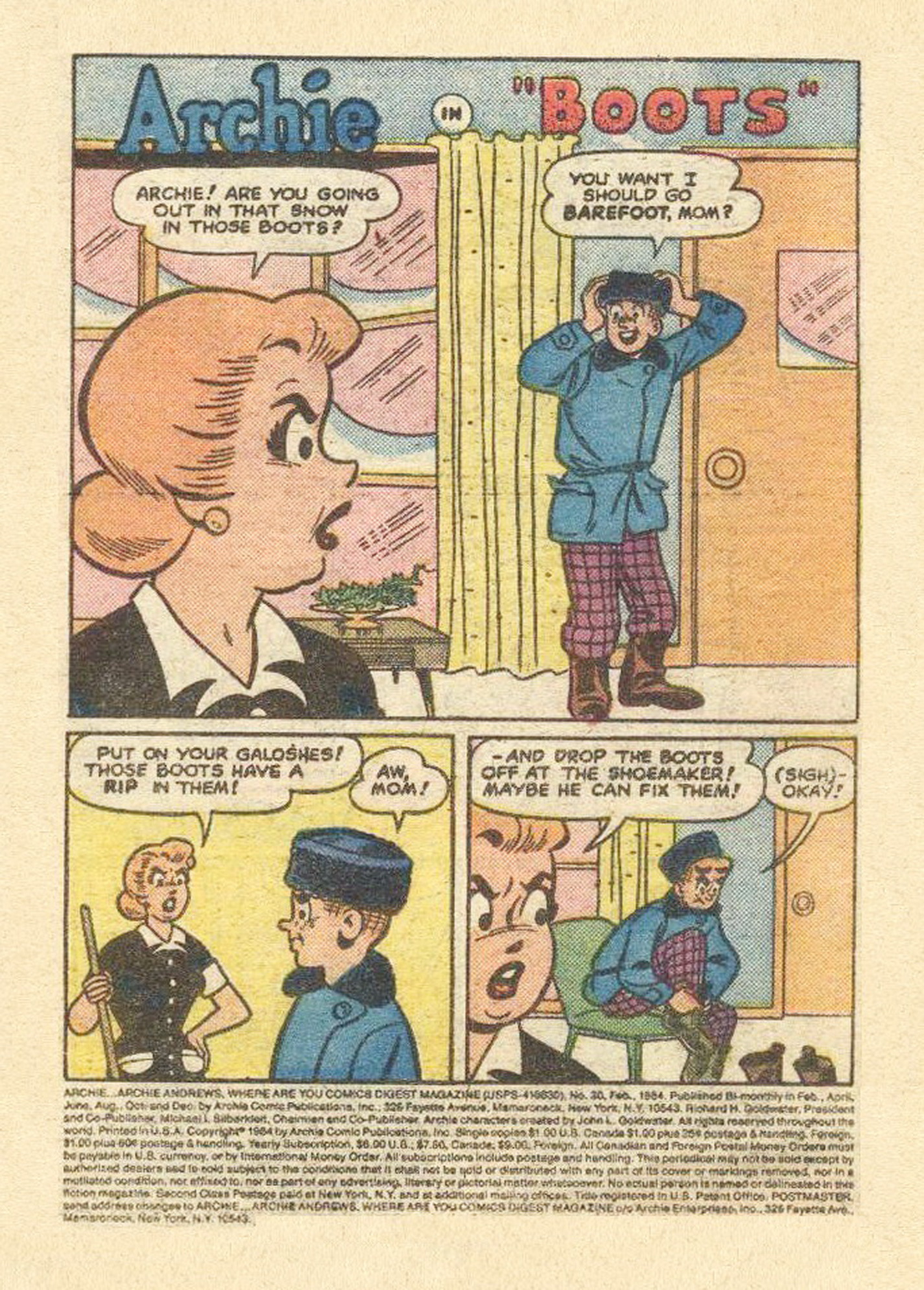 Read online Archie...Archie Andrews, Where Are You? Digest Magazine comic -  Issue #30 - 3
