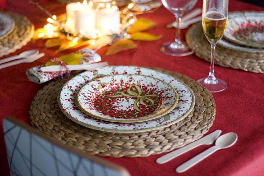 Mesa navideña de cartón con Elegance Party - Decorar en familia8