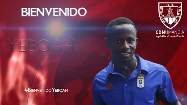 Oficial: Numancia, firma cedido Yeboah