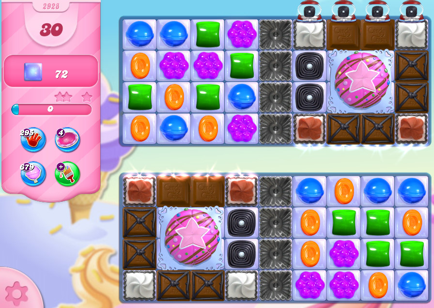 Candy Crush Saga level 2928 Candy Crush Saga level 2928