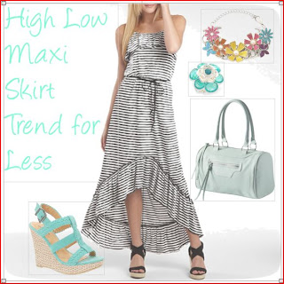 Maxi skirts are such great fashion for any season of the year. These are great high low skirts for less.