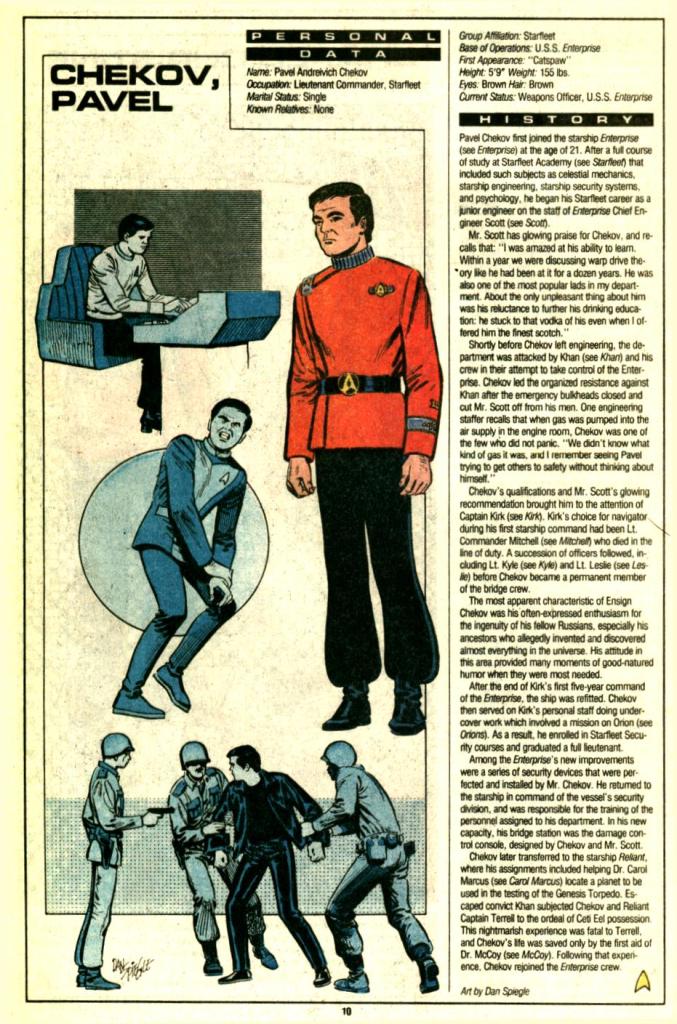 Read online Who's Who in Star Trek comic -  Issue #1 - 12