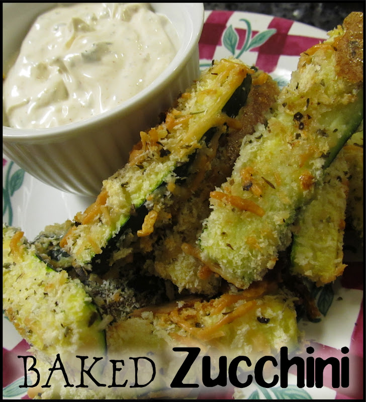 MOMS CRAZY COOKING Baked Zucchini Sticks